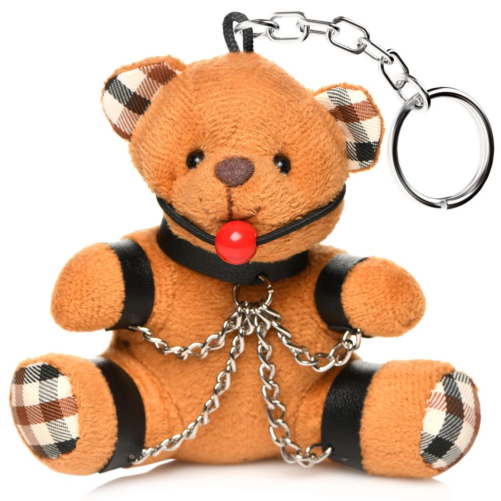 Levně Master Series Gagged Teddy Bear Keychain