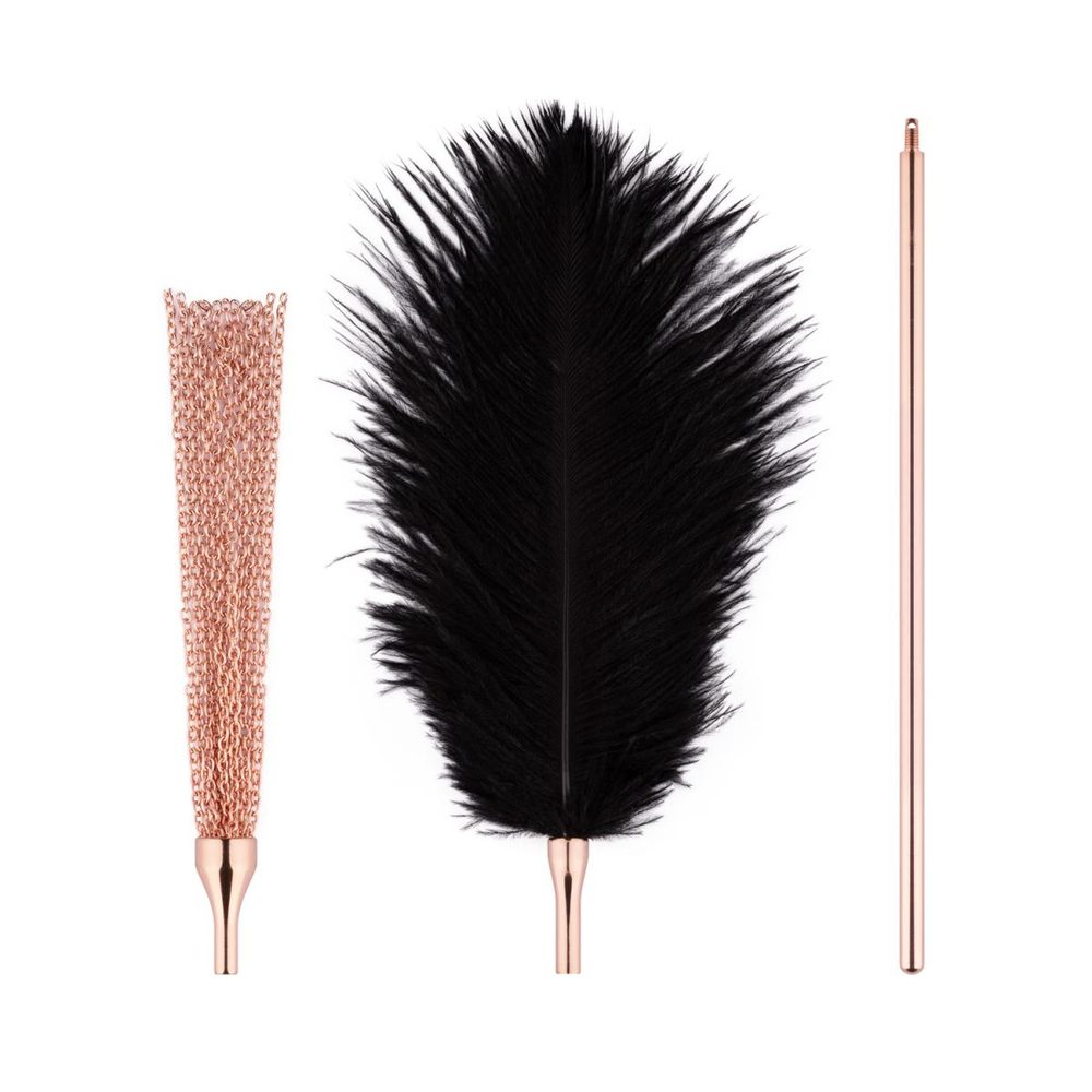 Rosy Gold - Feather Tickler & Whip (obrázek 4)
