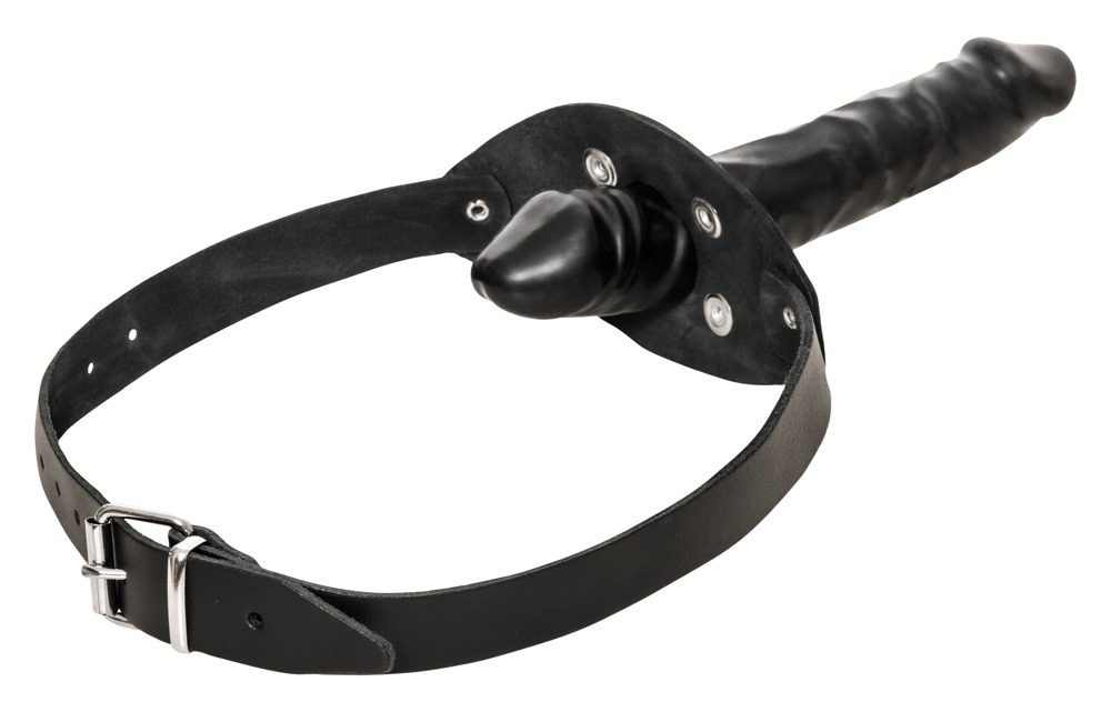 Leather Gag Penis unisize ZADO (obrázek 5)