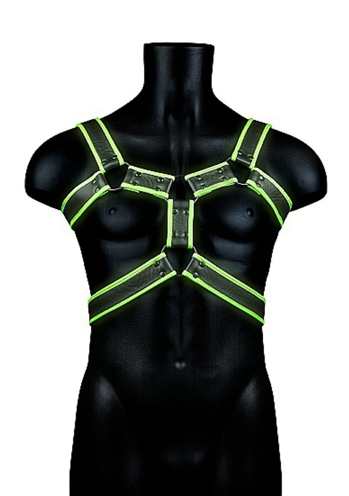 Levně Ouch! Body Armor Glow in the Dark S/M