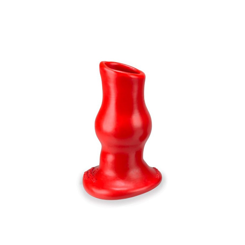 Levně Oxballs Plug pig-Hole Deep Small 15 x 7cm Red