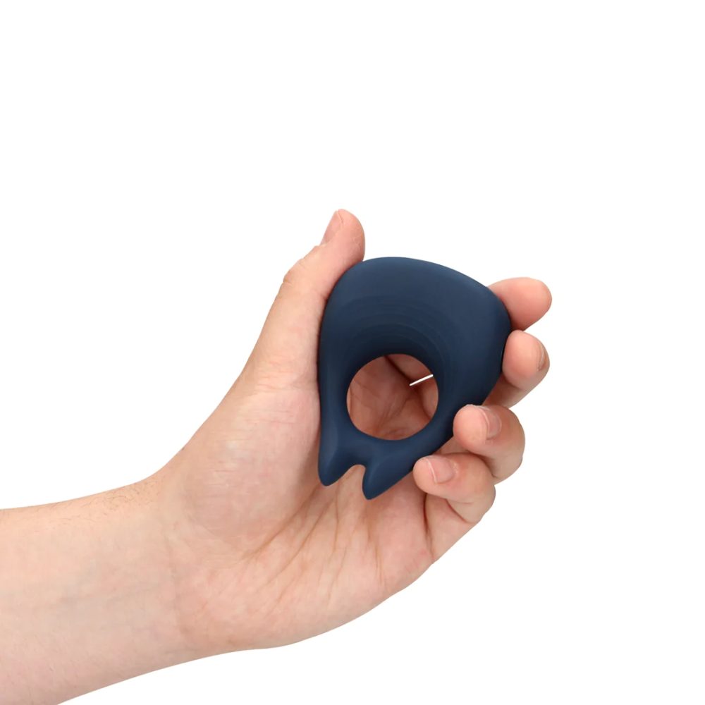 Loveline Pointed Vibrating Cock Ring - Baltic Blue (obrázek 6)