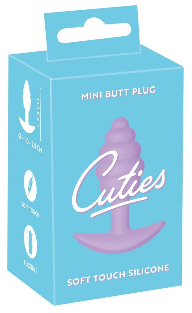 Cuties Mini Butt Plug Purple (obrázek 8)