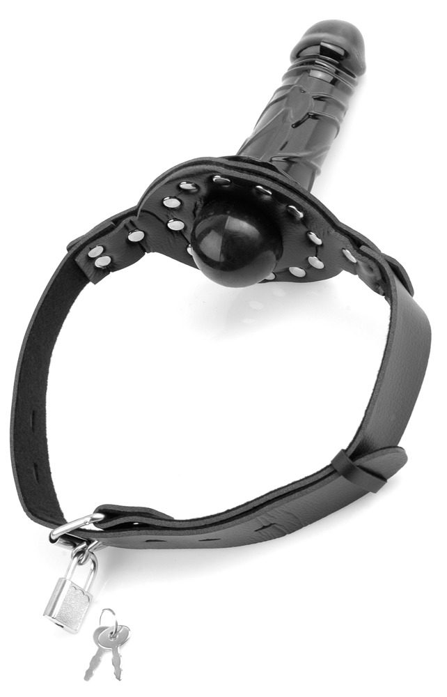 Fetish Fantasy Deluxe Ball Gag with Dildo Roubík s dildem