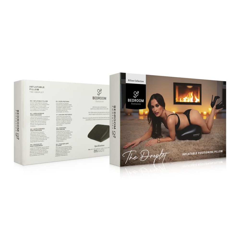 Bedroom Fantasies The Droplet Inflatable Pillow Black (obrázek 6)