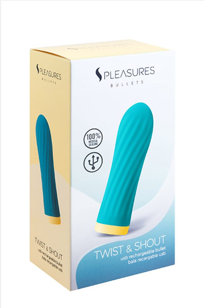 S Pleasures Twist&Shout Turquoise (obrázek 2)