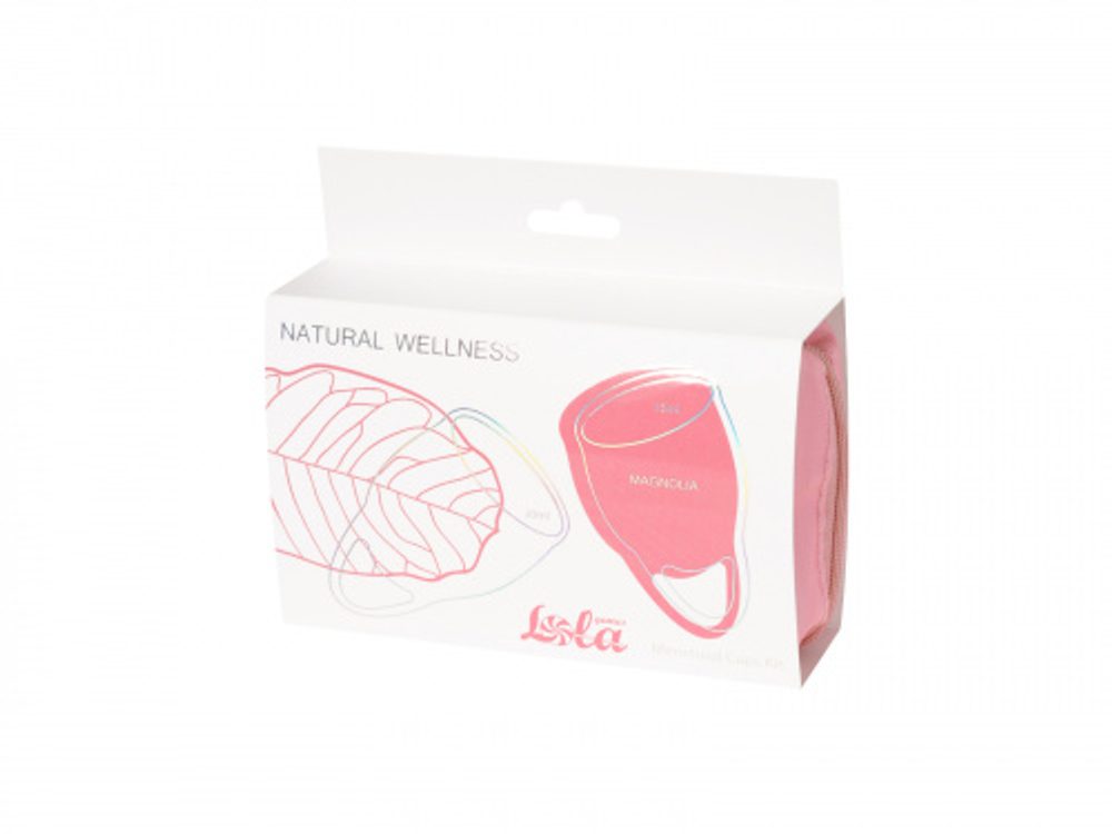 Lola Games Sada menstruačních kalíšků Natural Wellness Růžová Magnólie 2 ks (obrázek 7)