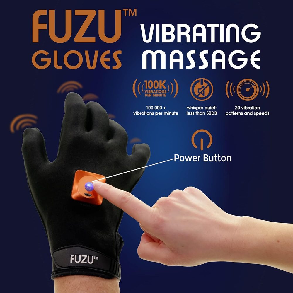 Fuzu Vibrating Massage Glove - Right Hand (obrázek 3)