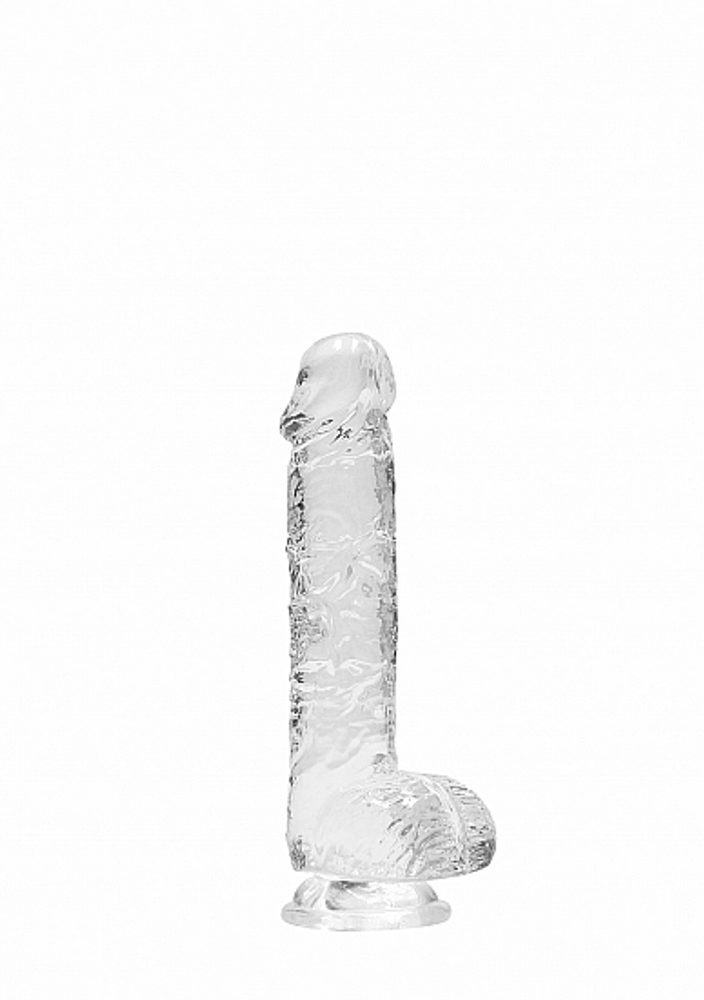 Levně RealRock Crystal Clear 15cm