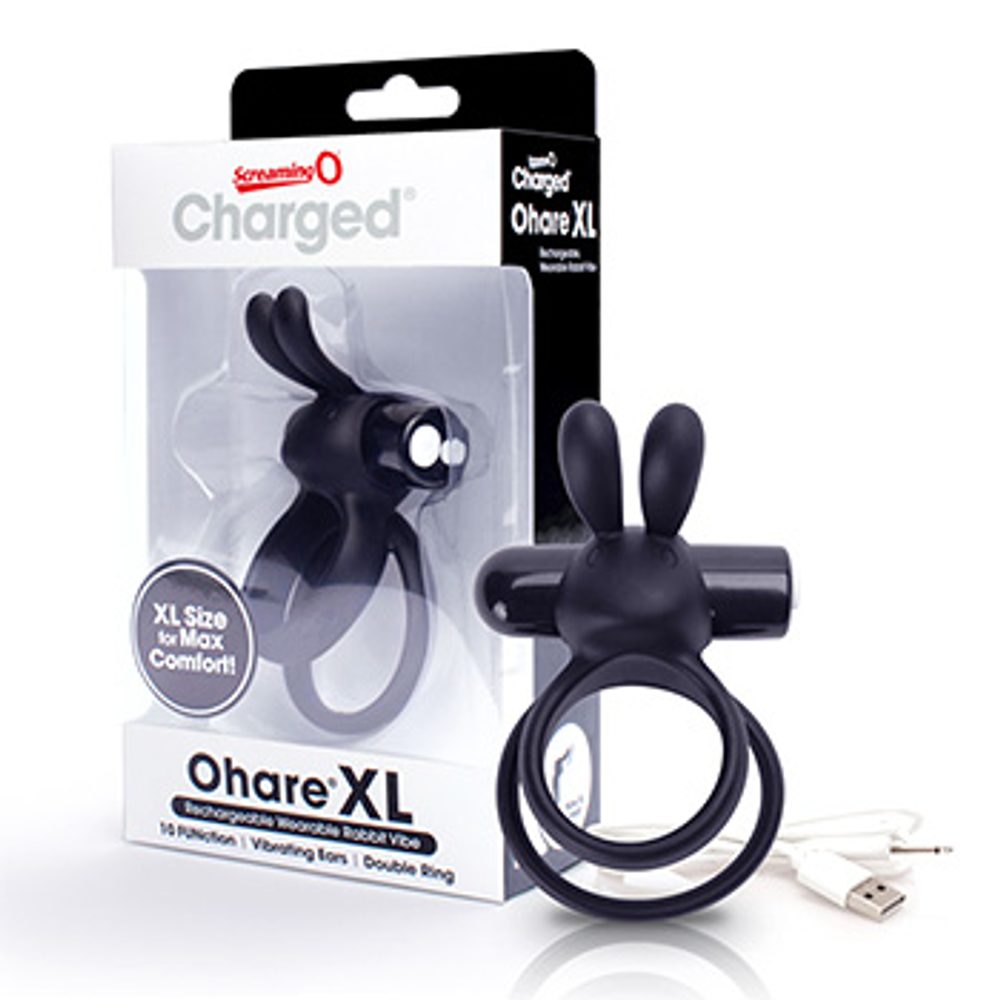 The Screaming O - Charged Ohare XL Rabbit Vibe Black (obrázek 3)