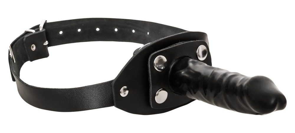 Leather Gag Penis unisize ZADO (obrázek 6)