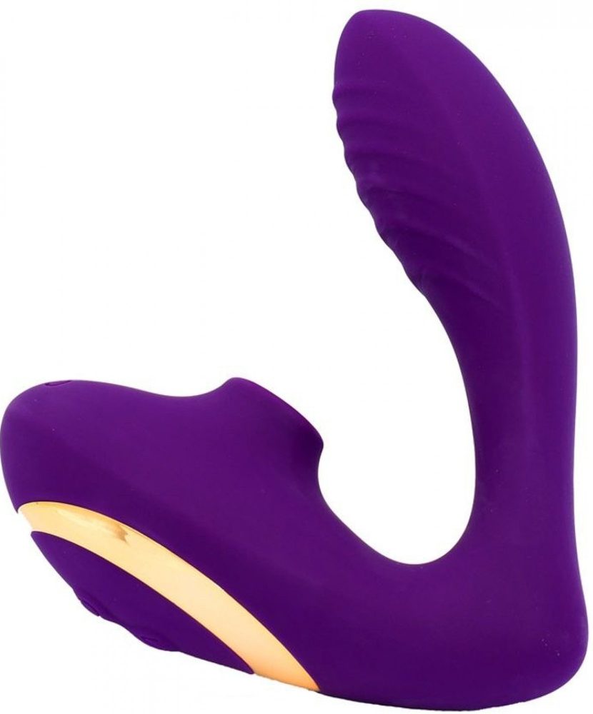 Levně Tracy's Dog Clitoral Sucking Vibrator Purple