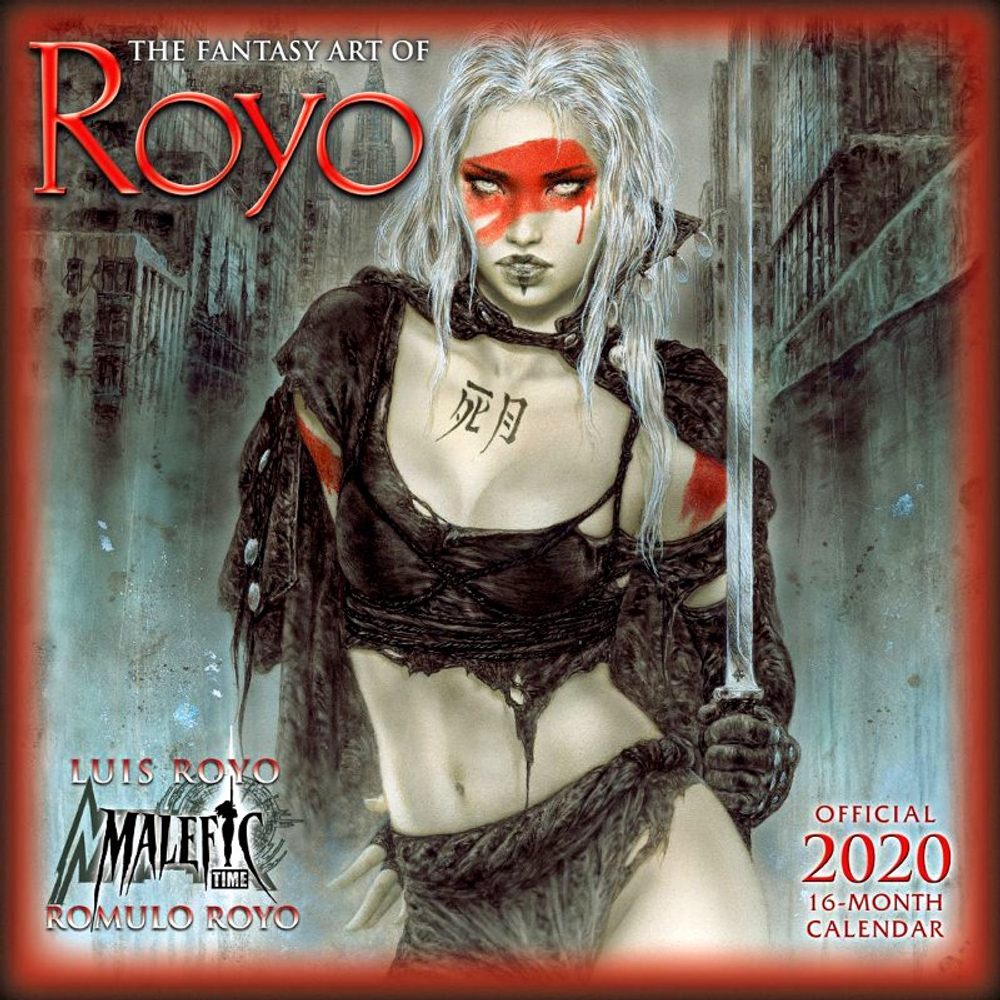 Levně FANTASY ART OF ROYO - 2020 CALENDAR