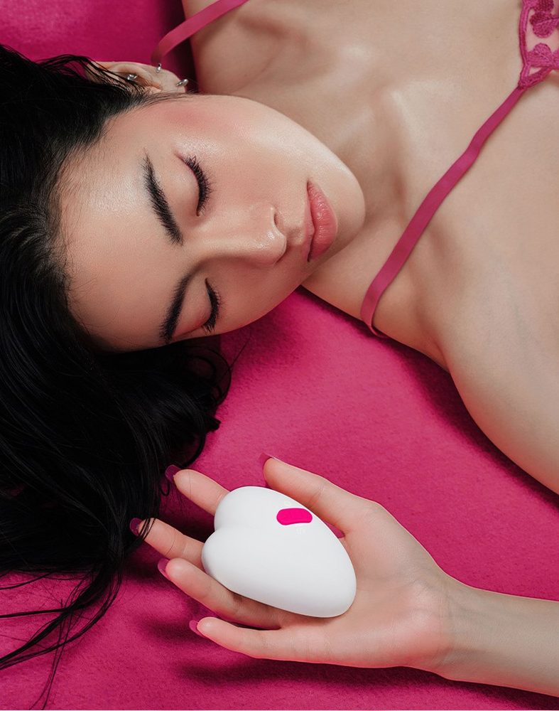 Sauce Sweeeheart Clitoral Vibrator White & Pink (obrázek 10)