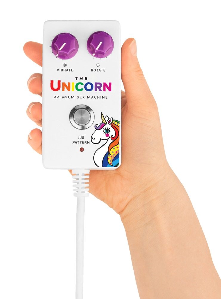 The Cowgirl Premium Sex Machine Unicorn White (obrázek 8)