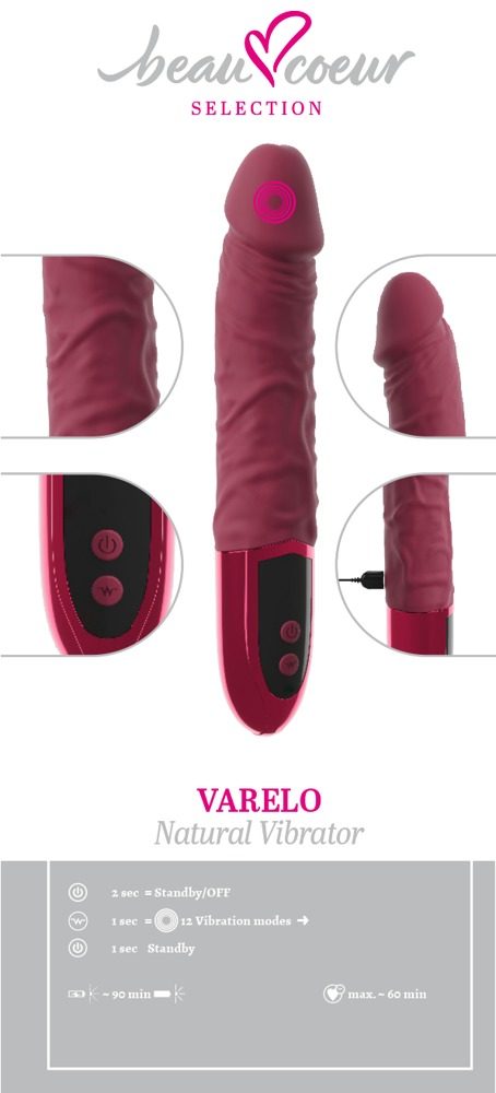 Realistický vibrátor Varelo (obrázek 8)