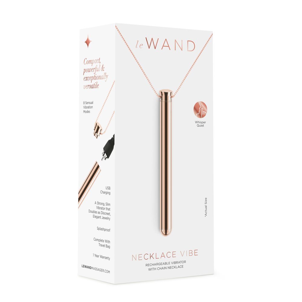 Le Wand Vibrating Necklace Rose Gold (obrázek 8)