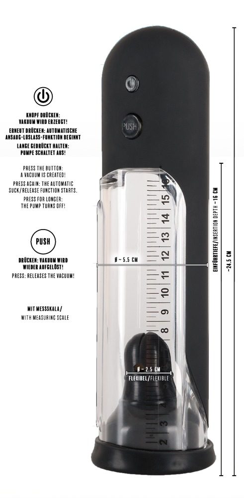 YOU2TOYS Rebel Automatic Penis Pump