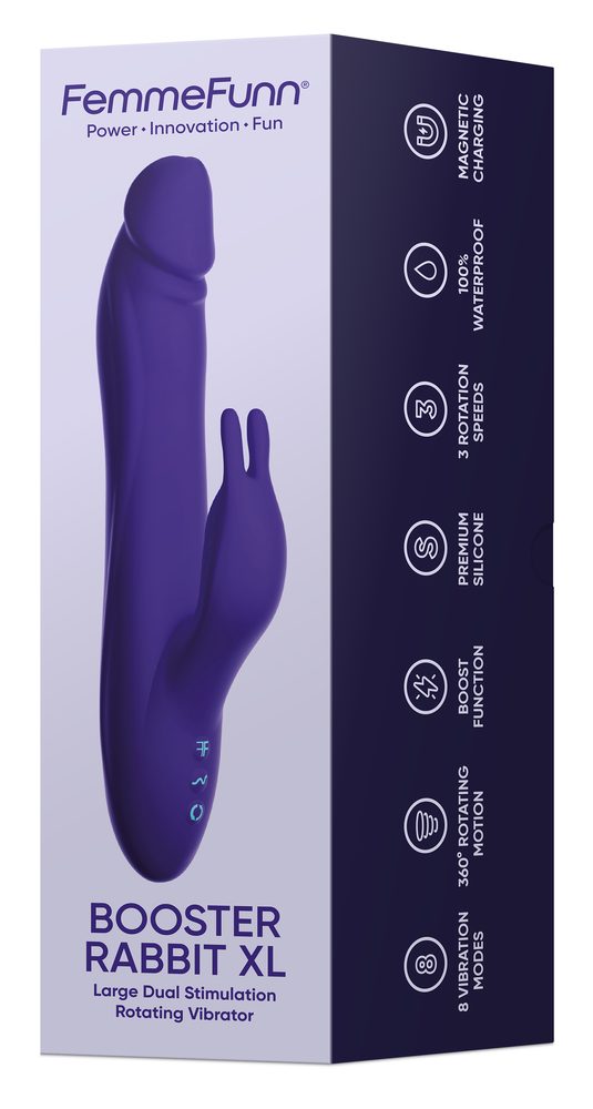 Femmefunn booster rabbit xl dark purple (obrázek 8)