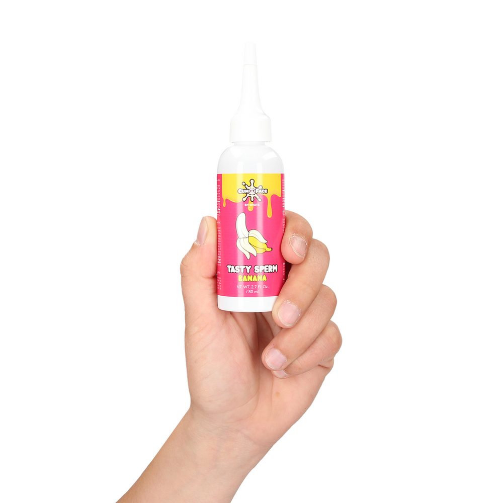 Cum Face by Shots Banana Tasty Sperm 80 ml (obrázek 4)