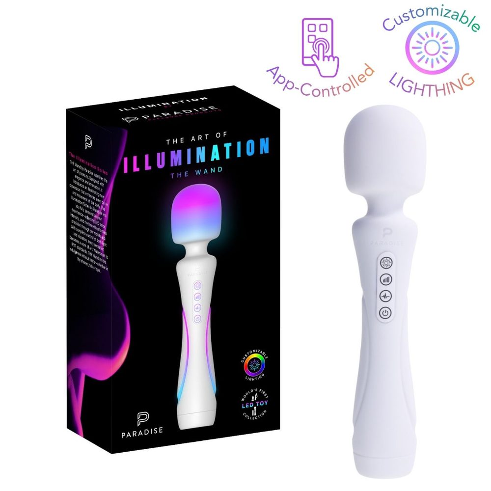 Paradise Pleasure Products - Illumination The Wand - White
