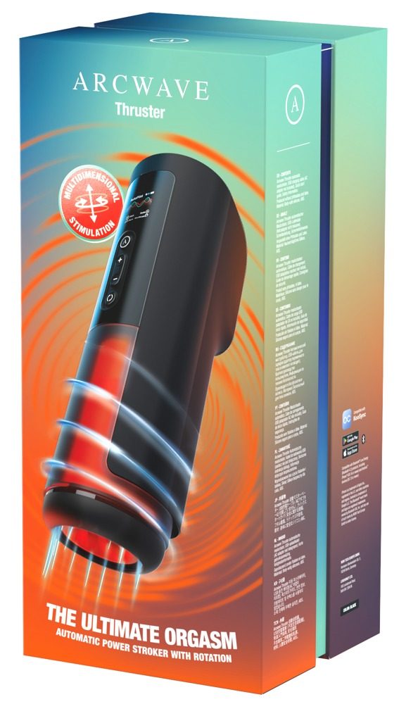 Arcwave Thruster The Ultimate Design Automatic Power Stroker with Rotation Black (obrázek 5)