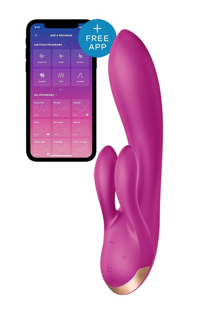 Levně Satisfyer Double Flex violet