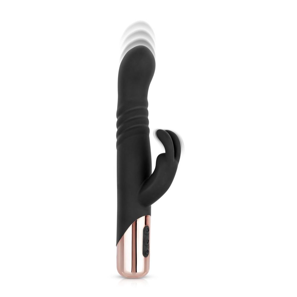 Rosy Gold Rabbit with Thrusting Function Black (obrázek 11)