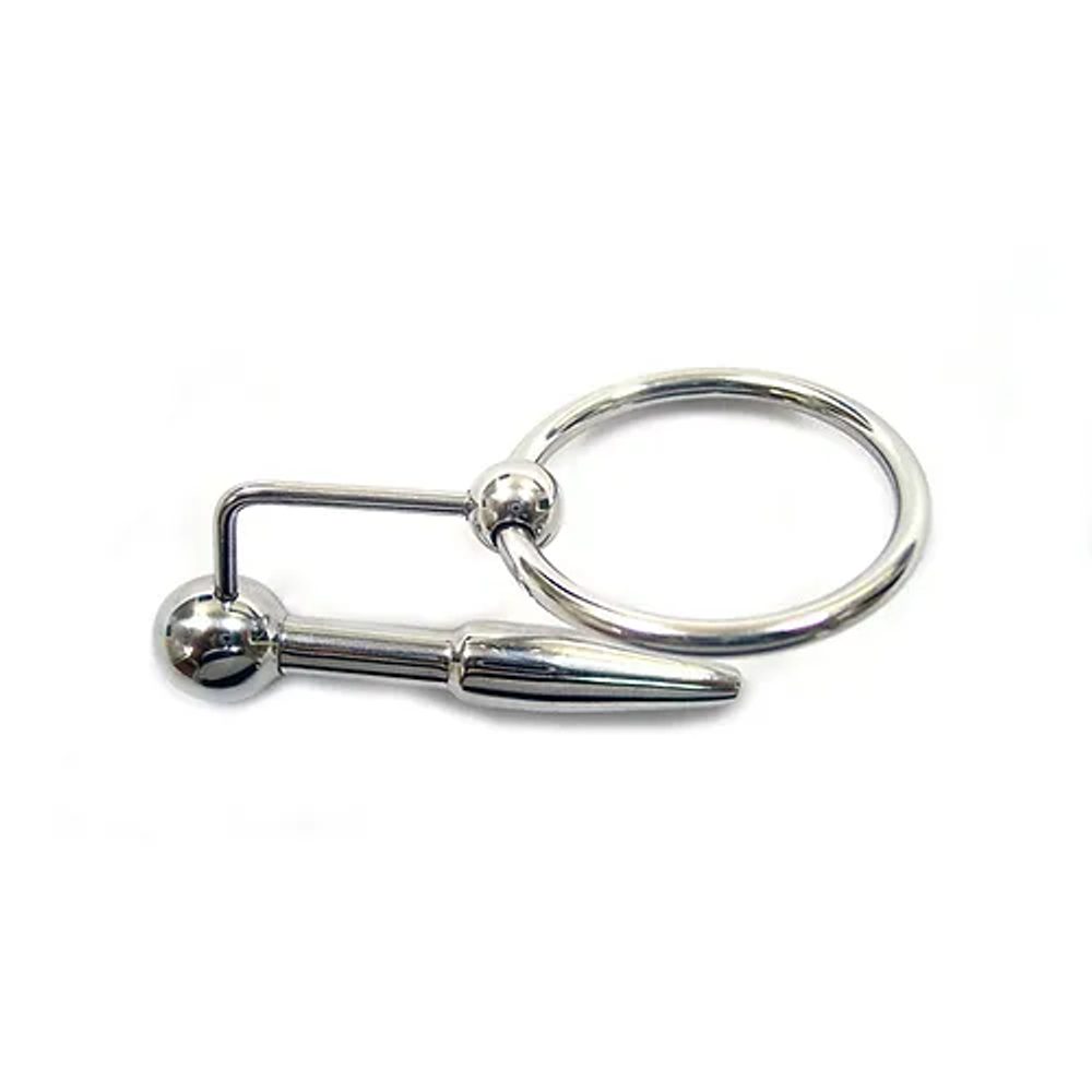 Levně Rouge Urethral Plug & Cock Ring