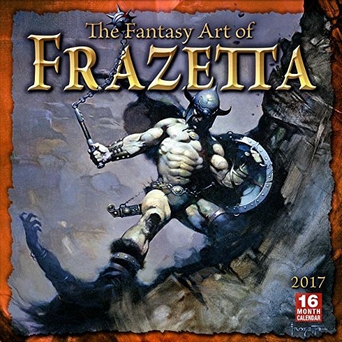 E-shop FANTASY ART OF FRANK FRAZETTA - 2017 CALENDAR ***sleva 50%!***