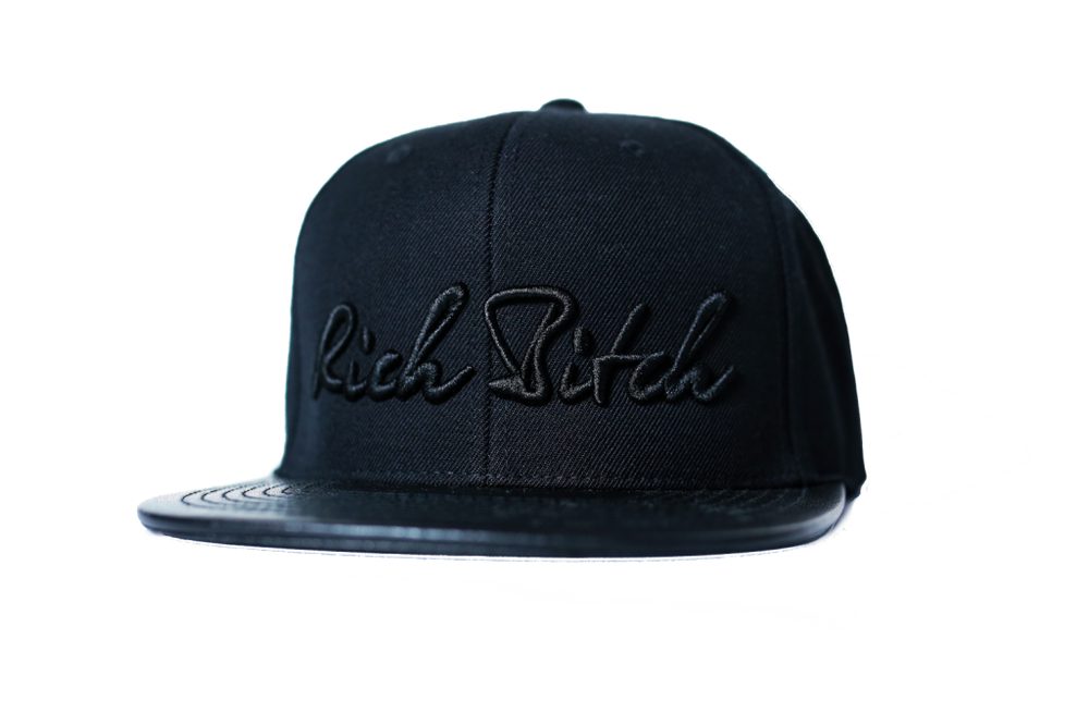 RICH BITCH SNAPBACK BLACK CAP