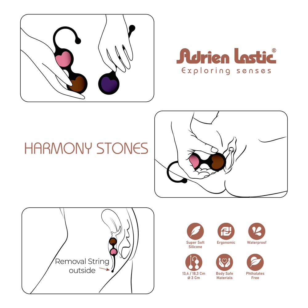 Adrien Lastic Harmony Stones Kegel Balls Set (obrázek 9)
