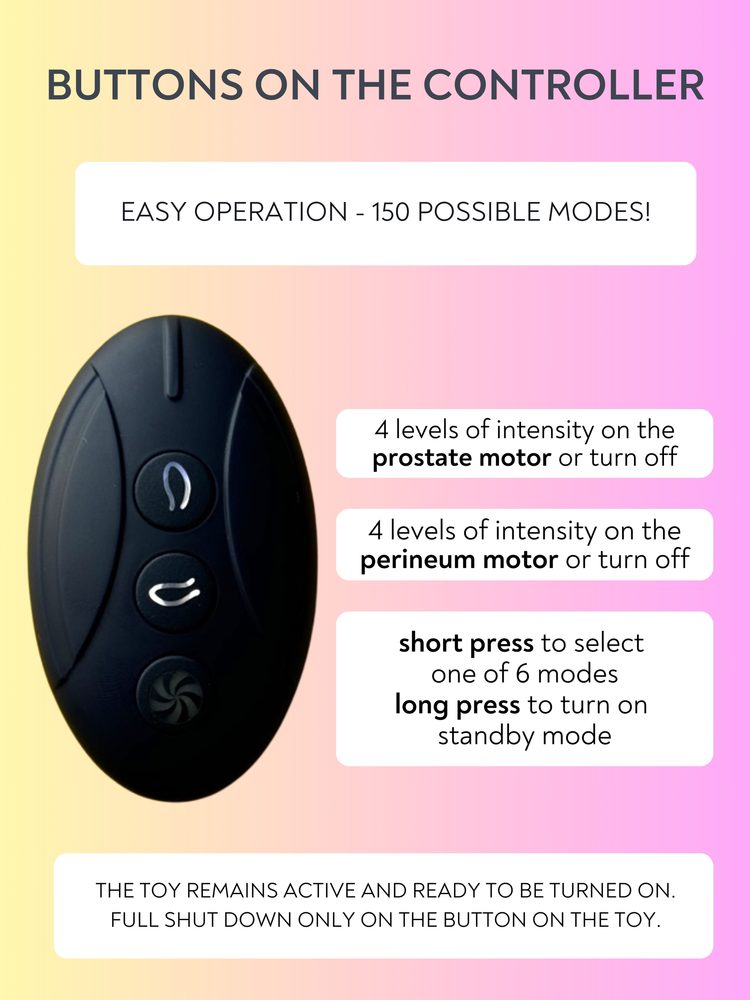 Masážní přístroj prostaty se 2 motory Spice it Up P-Bliss (obrázek 10)
