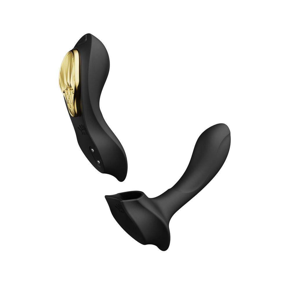 Levně Zalo Aya Wearable Massager Obsidian Black