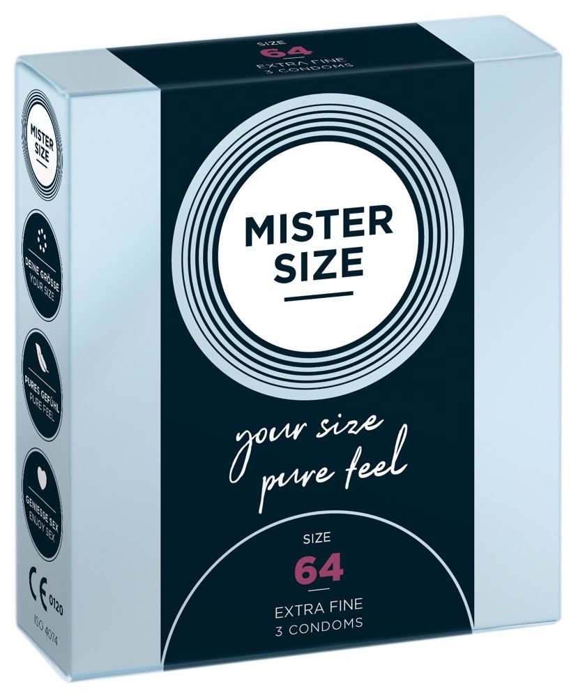 Levně Mister Size Thin 64mm 3ks