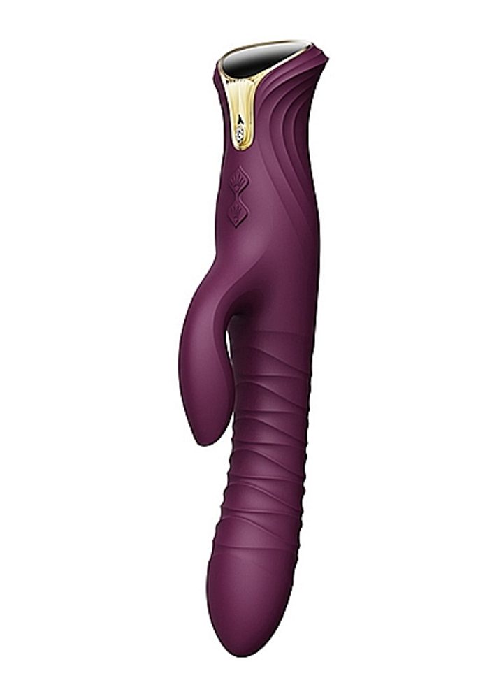 Levně Zalo Mose Thrusting Rabbit Vibrator Purple