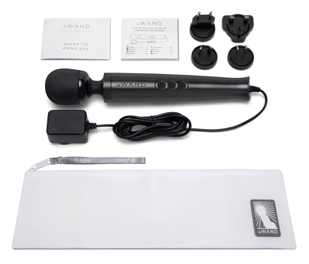 Le Wand Die Cast Plug in Vibrating Massager Black (obrázek 7)