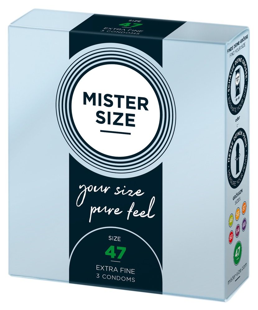 Levně Mister Size Thin 47mm 3ks