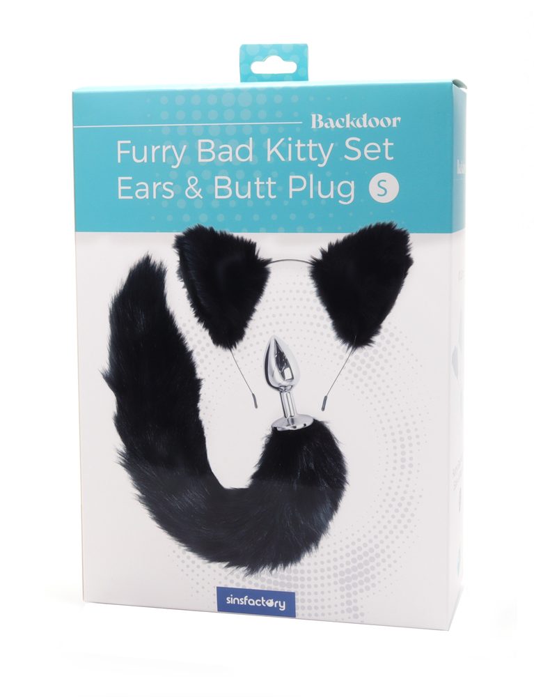 SinsFactory Furry Bad Kitty Set Ears & Butt Plug S (obrázek 8)