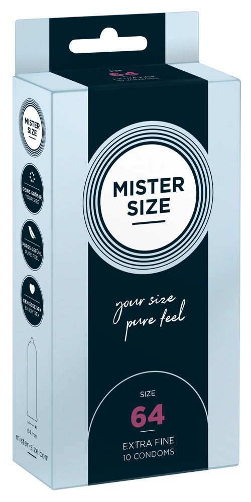 Levně Mister Size thin 64mm 10ks