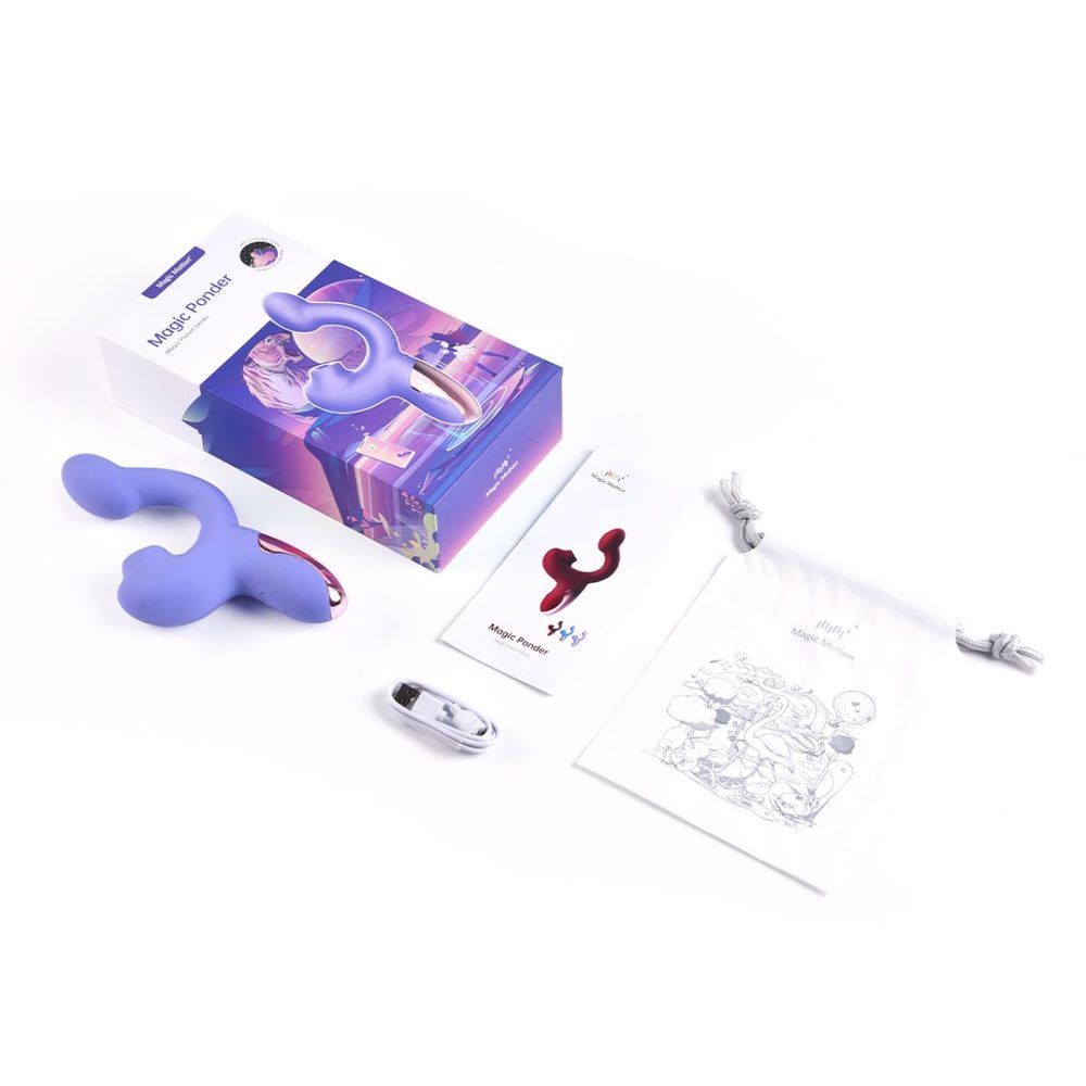 Magic Motion Magic Ponder Licking Dual Stimulation Vibrator App Controlled Purple (obrázek 13)