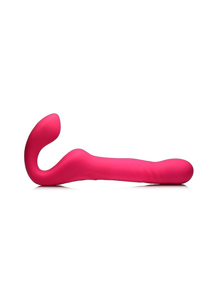 Strap U Mighty-Thrust Thrusting & Vibrating Strapless Strap-On with Remote Pink (obrázek 3)