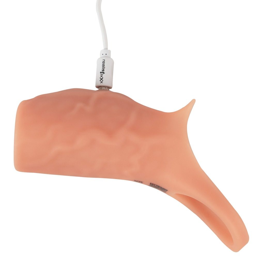 RealistiXXX RealSleeve vibrační návlek na penis otevřený (obrázek 9)