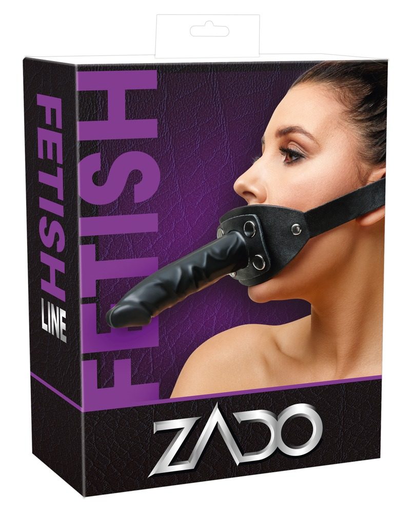 Leather Gag Penis unisize ZADO (obrázek 4)