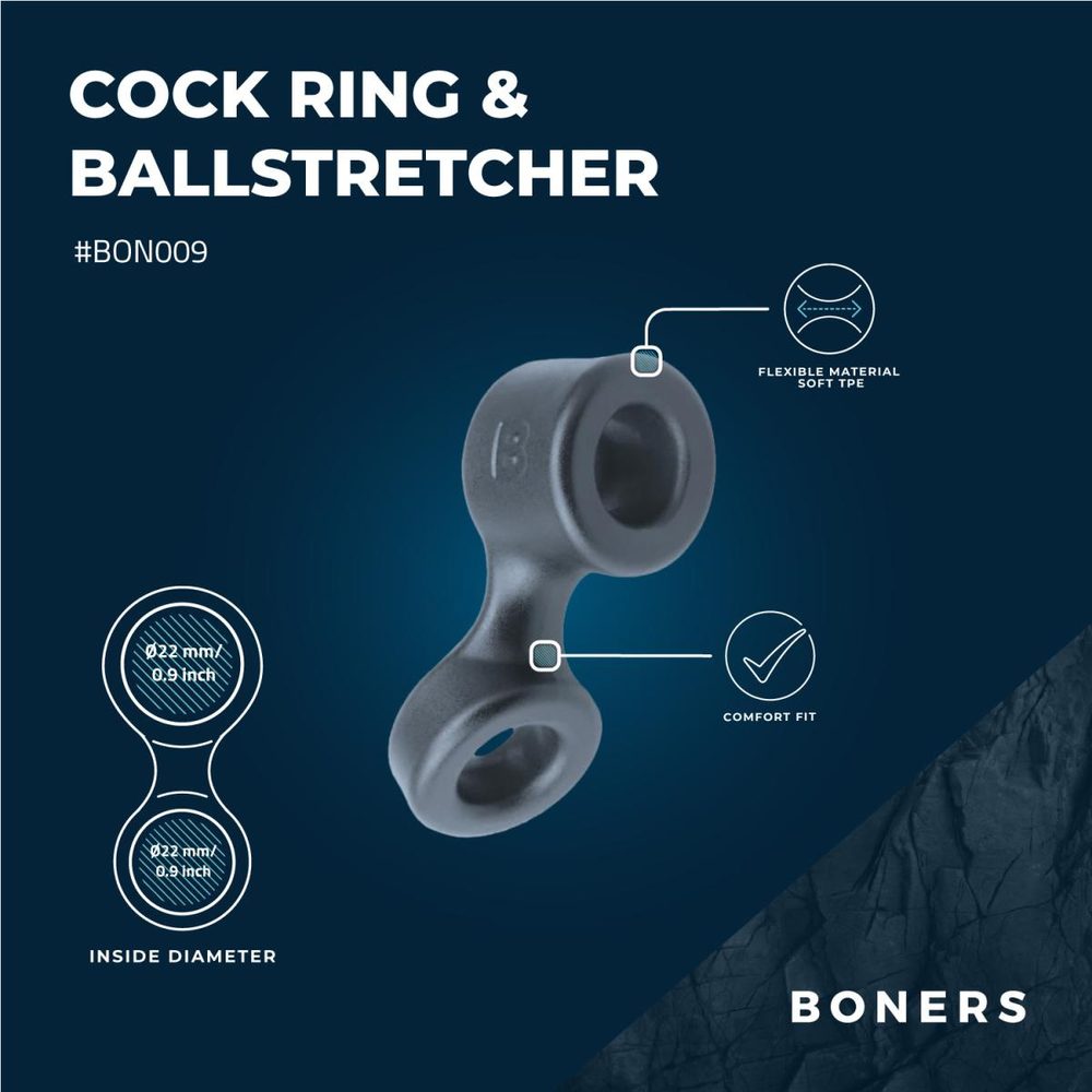 Boners Cock Ring And Ball Stretcher