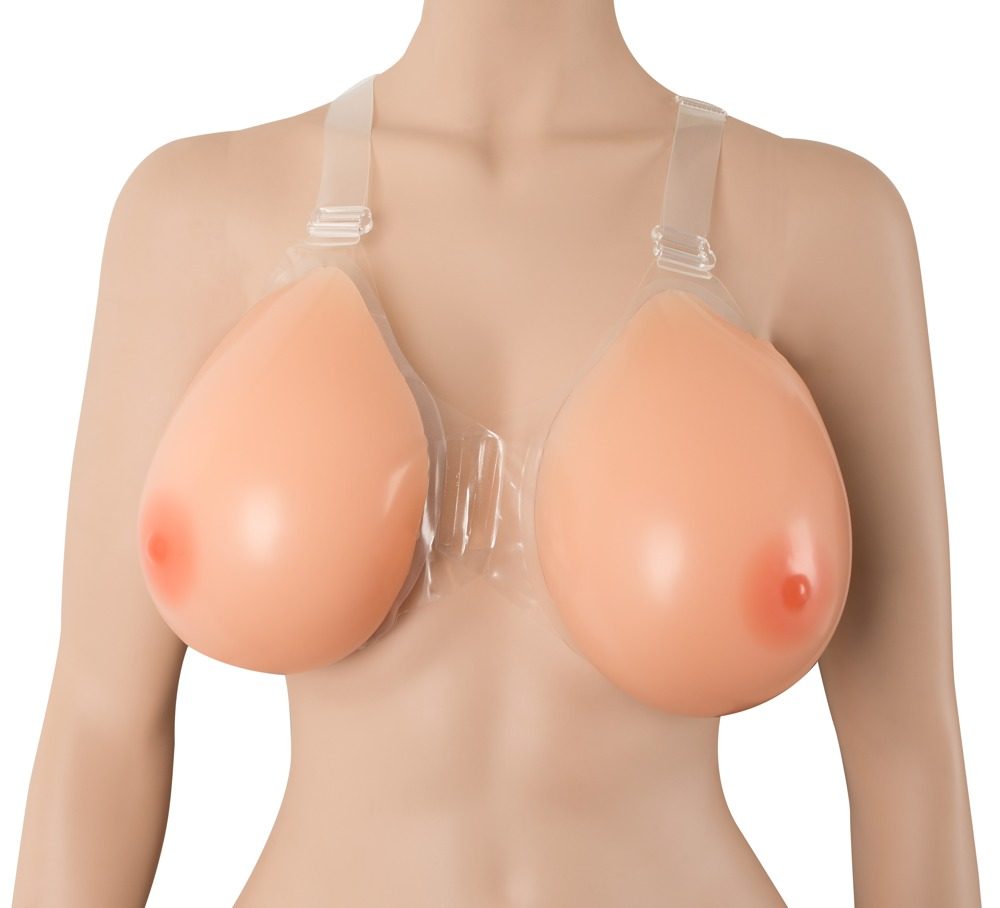 Levně Cottelli Collection accessoires Silicone Breasts with Straps 2400g