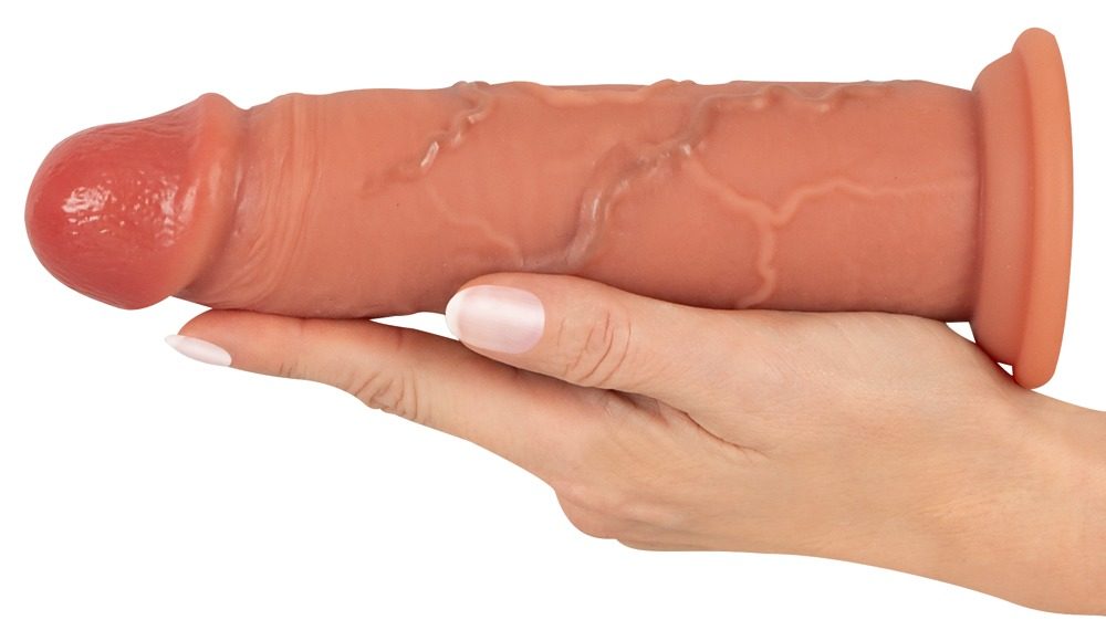 Realistixxx Real Skin Dual Density Dildo 20.5cm Skin (obrázek 8)