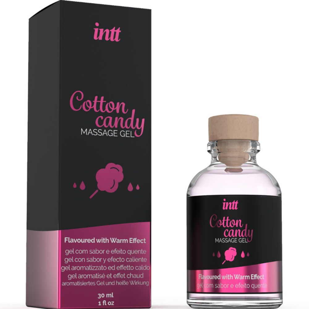 intt Cotton Candy Warming Massage Gel 30 ml
