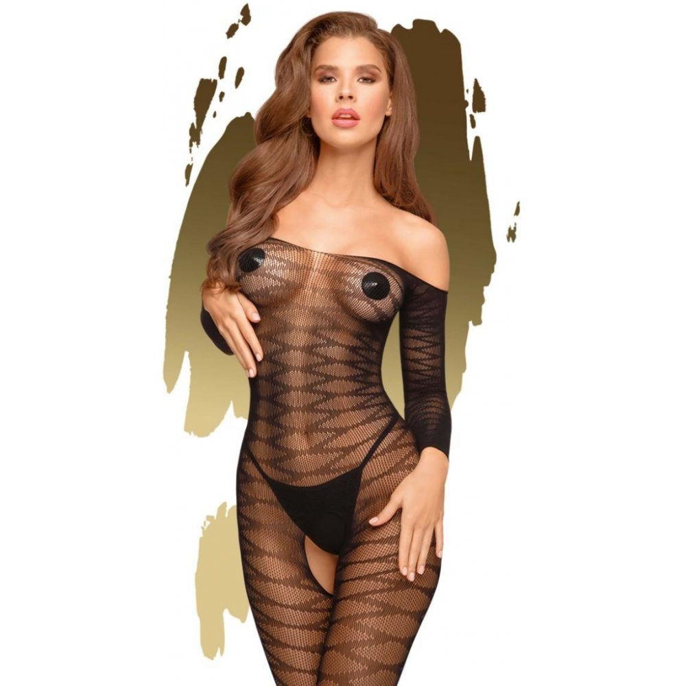 E-shop Penthouse Dreamy Diva Bodystocking - Black - S-L