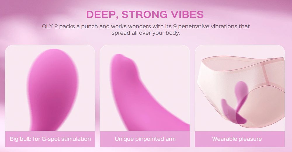 Honey Play Box OLY 2 Pressure Sensing APP enabled Wearable Clit & G Spot (obrázek 18)